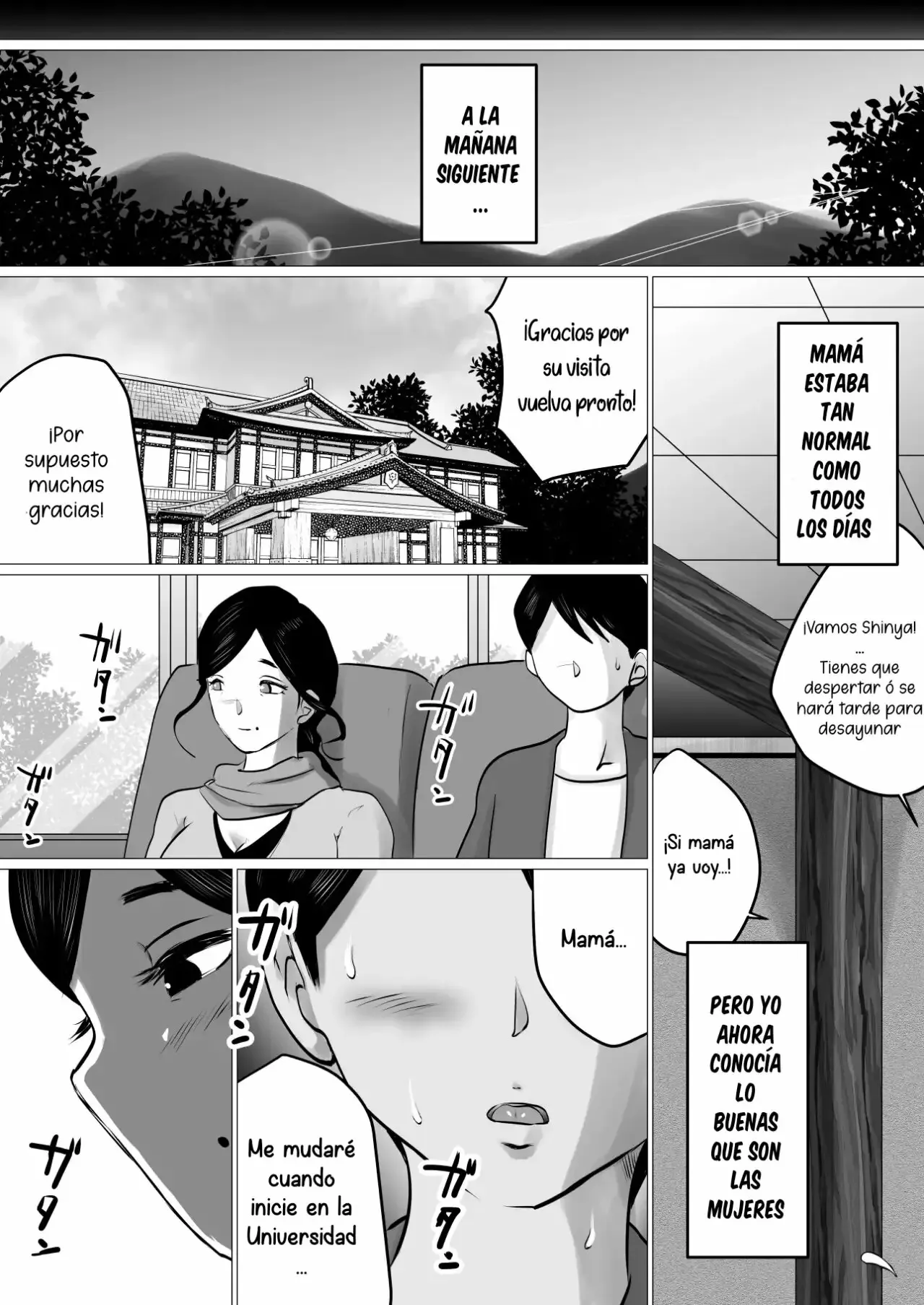 Jukubo to Futari de, Onsen Ryokou. ~Oyakoukou Suru Tsumori ga, Kaa-san no Karada ga Ero Sugita node...~ | Un Viaje A Las Aguas Termales Con Mi Madre... | Page 50