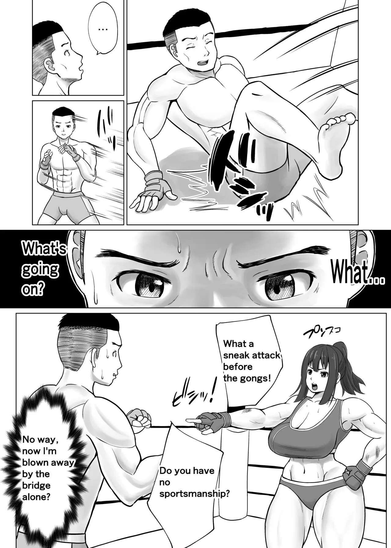 MIX FIGHT  Chika Kakutou ~Asakura Nagi Hen~ |  MIX FIGHT Underground Fighting Episode of Nagi Asakura | Page 7