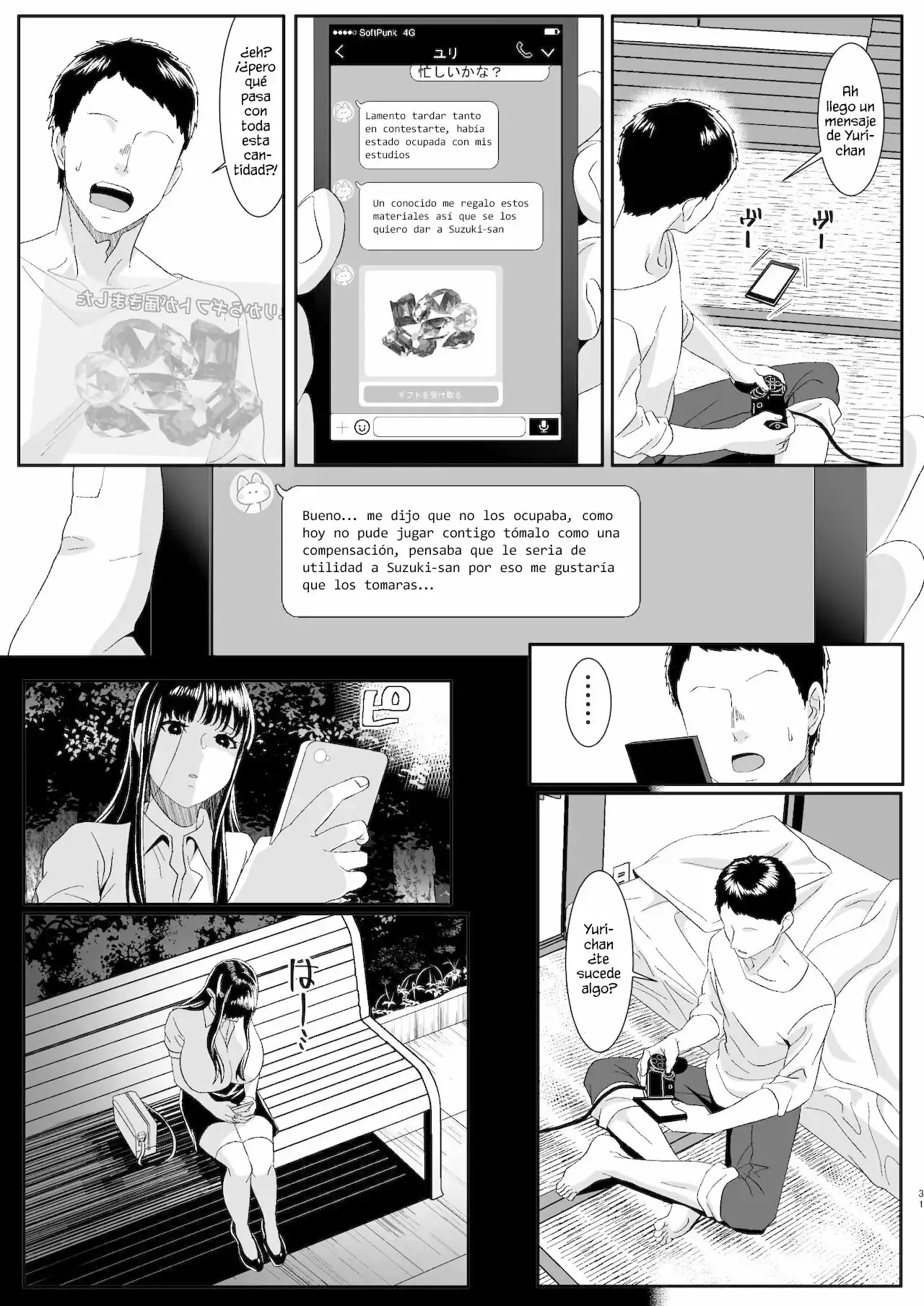 Online Game de Deatta Kanojo ga Tsuyo Player ni Netorareru Hanashi | La historia de mi novia que conoci en un juego en linea me engaño con un poderoso jugador | Page 31