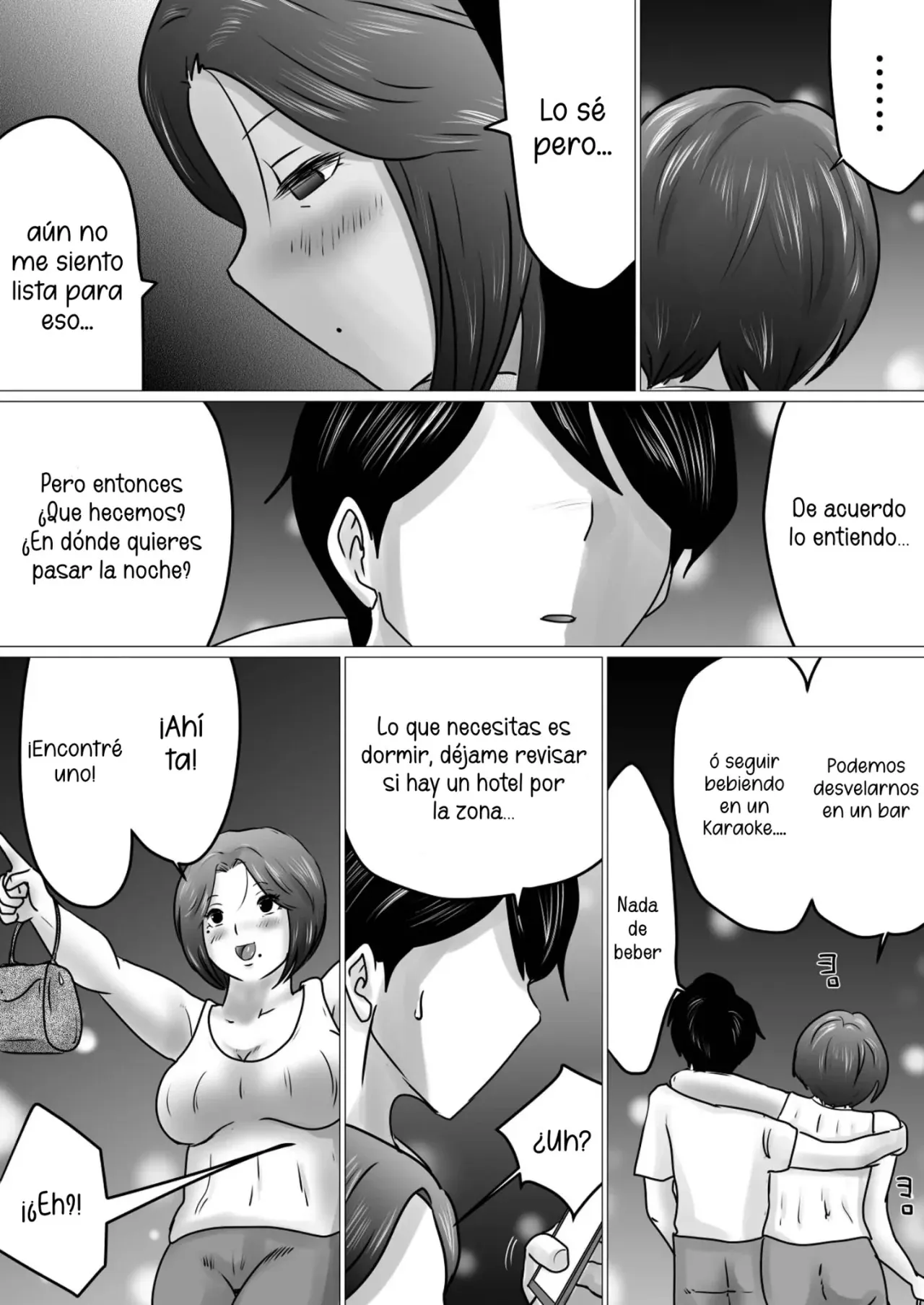 Jukubo to Futari de, Love Hotel . ~ Haha to Musuko… Misshitsu de Sugosu Kindan no Ichiya ~ | Pase la noche con mama en un love hotel | Page 8