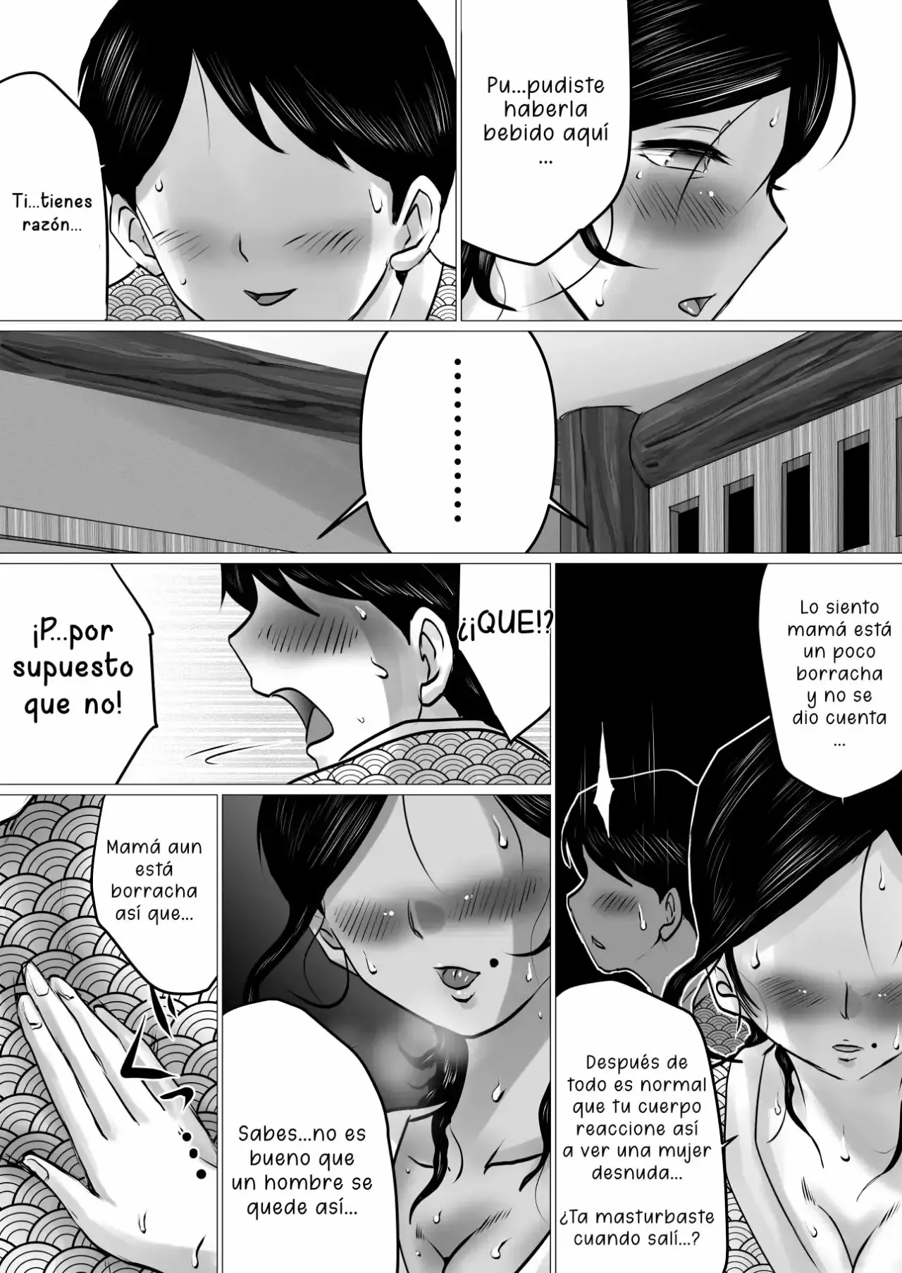 Jukubo to Futari de, Onsen Ryokou. ~Oyakoukou Suru Tsumori ga, Kaa-san no Karada ga Ero Sugita node...~ | Un Viaje A Las Aguas Termales Con Mi Madre... | Page 14