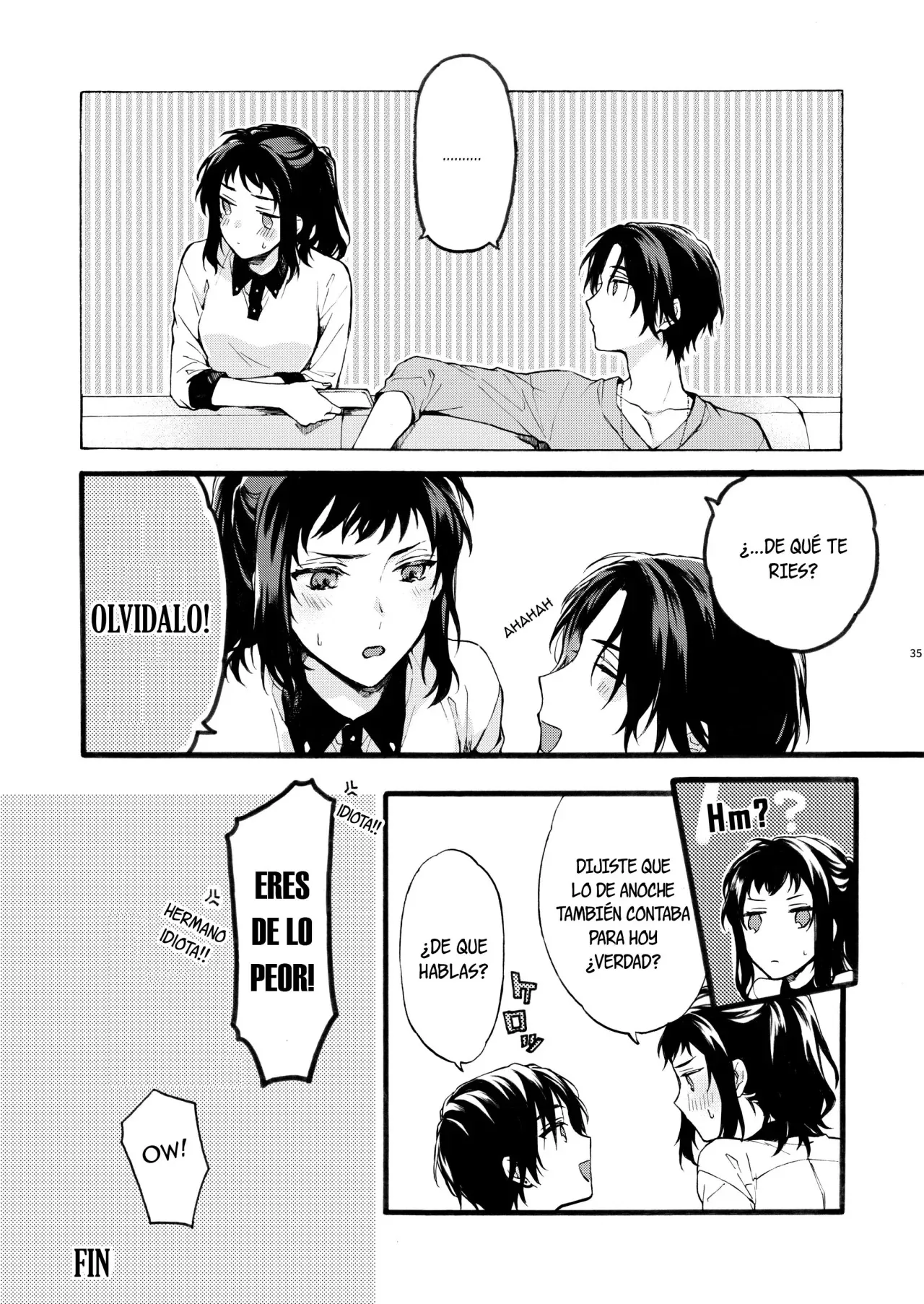 Kono Hito Kareshi ja Arimasen!!  ~Shinomura Kyoudai no Jijou~ | Este chico no es my novio!! ~La situacion de los hermanos~ Shinomura | Page 34