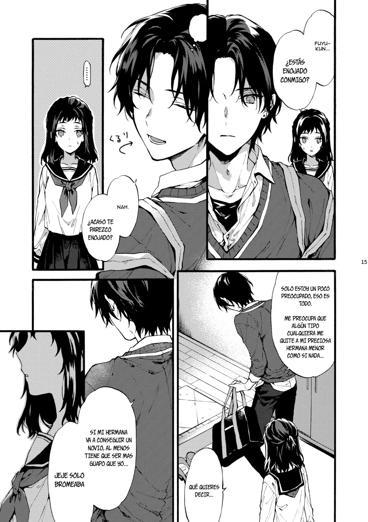 Kono Hito Kareshi ja Arimasen!!  ~Shinomura Kyoudai no Jijou side Fuyuto~ | Este chico no es my novio!! ~La situacion en la secundaria de los hermanos~ Shinomura | Page 14