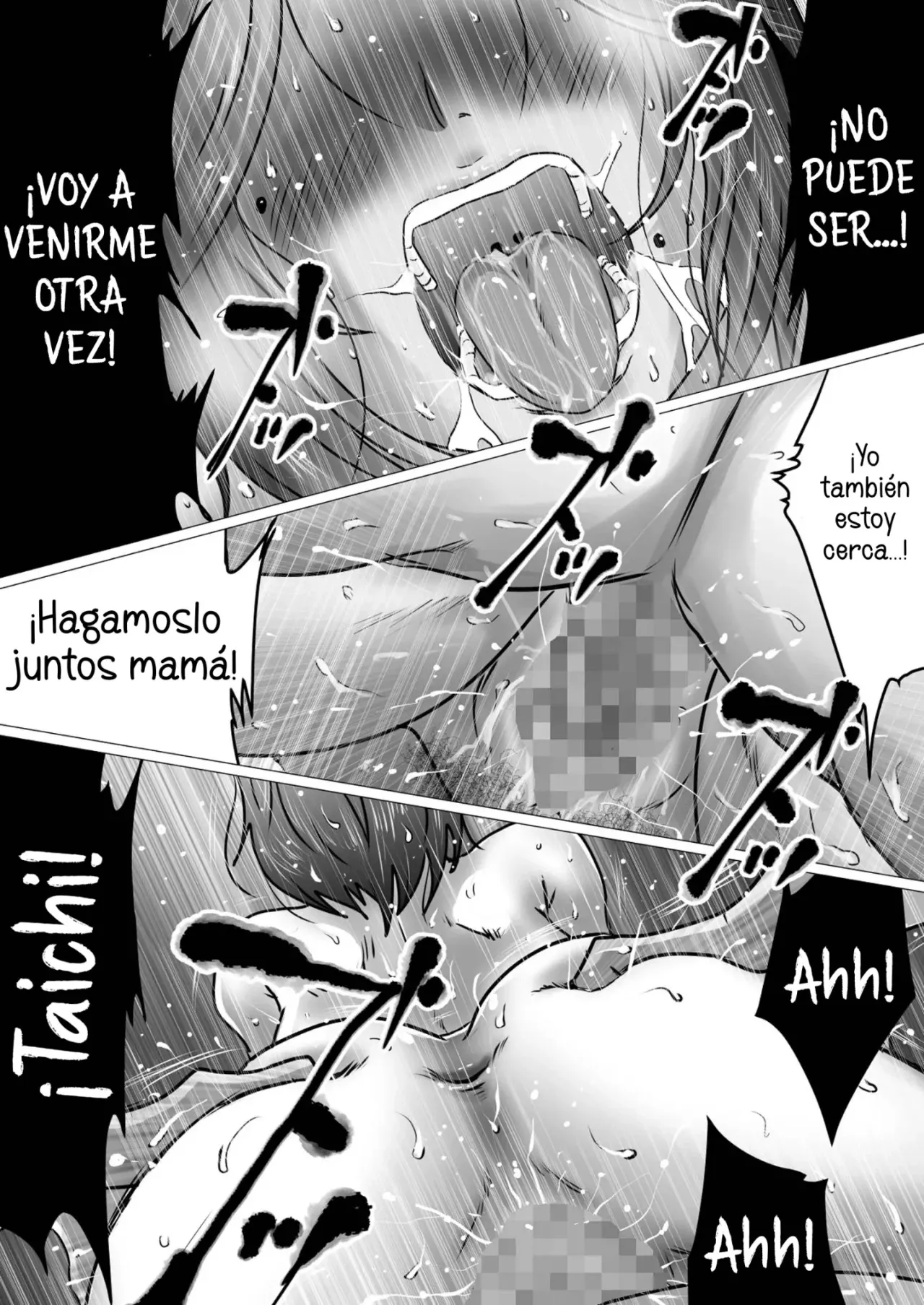 Jukubo to Futari de, Love Hotel . ~ Haha to Musuko… Misshitsu de Sugosu Kindan no Ichiya ~ | Pase la noche con mama en un love hotel | Page 48