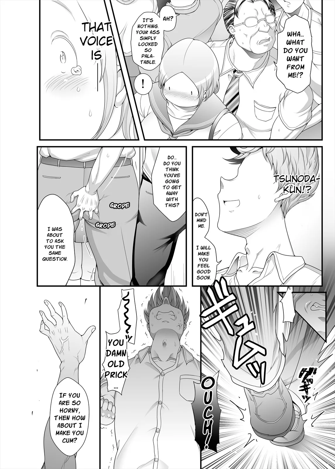 Pocha OnaPet Honda-san Chikan Hen | Chubby Fap Material Honda-San Groping | Page 16