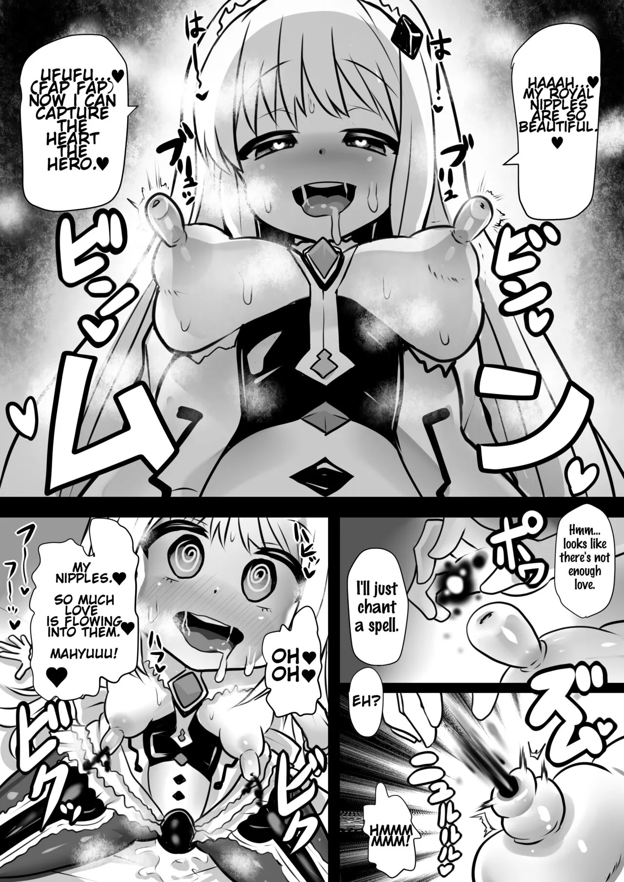 Majo to Royal Chikubi Hime | The Witch and the Royal Nipple Princess | Page 9