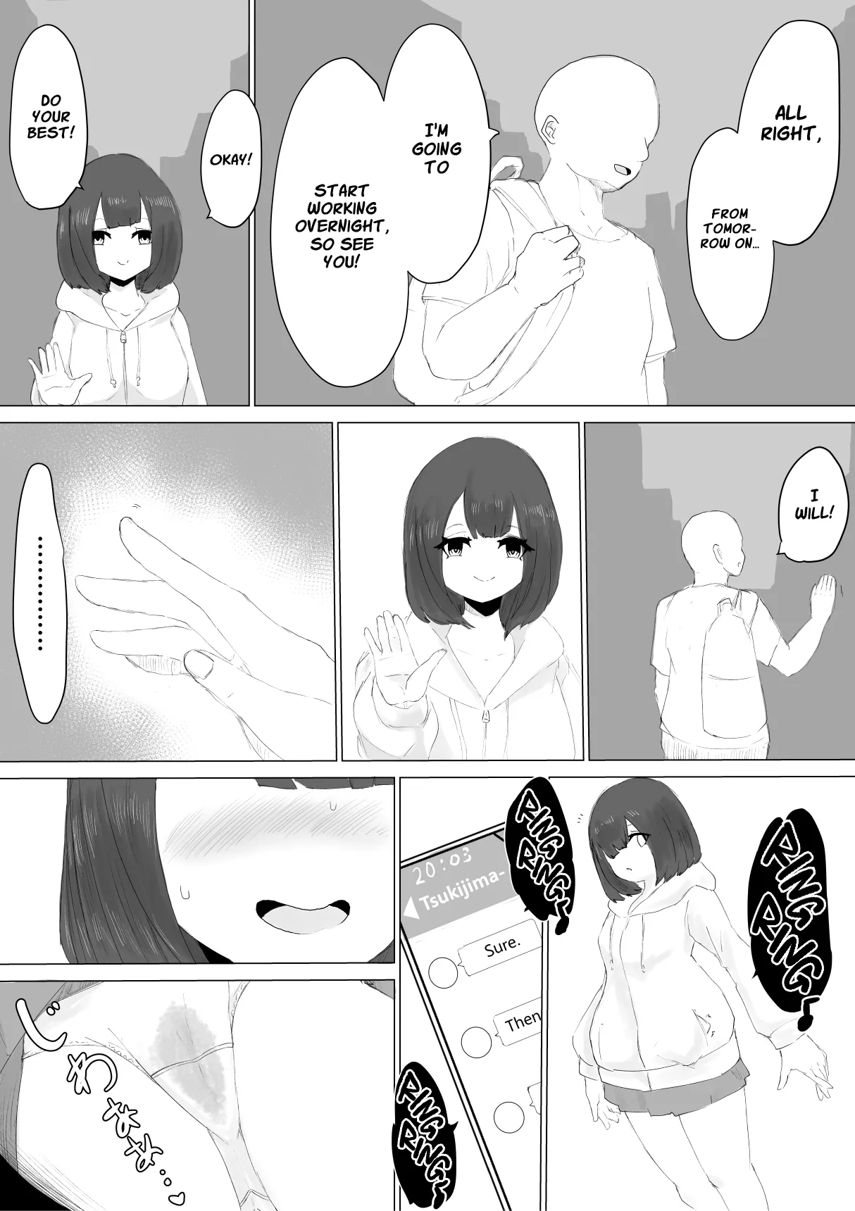 Kareshi-kun no Sochin ja Manzoku dekinakute... | My boyfriend’s tiny cock can't satisfy me, so... | Page 38