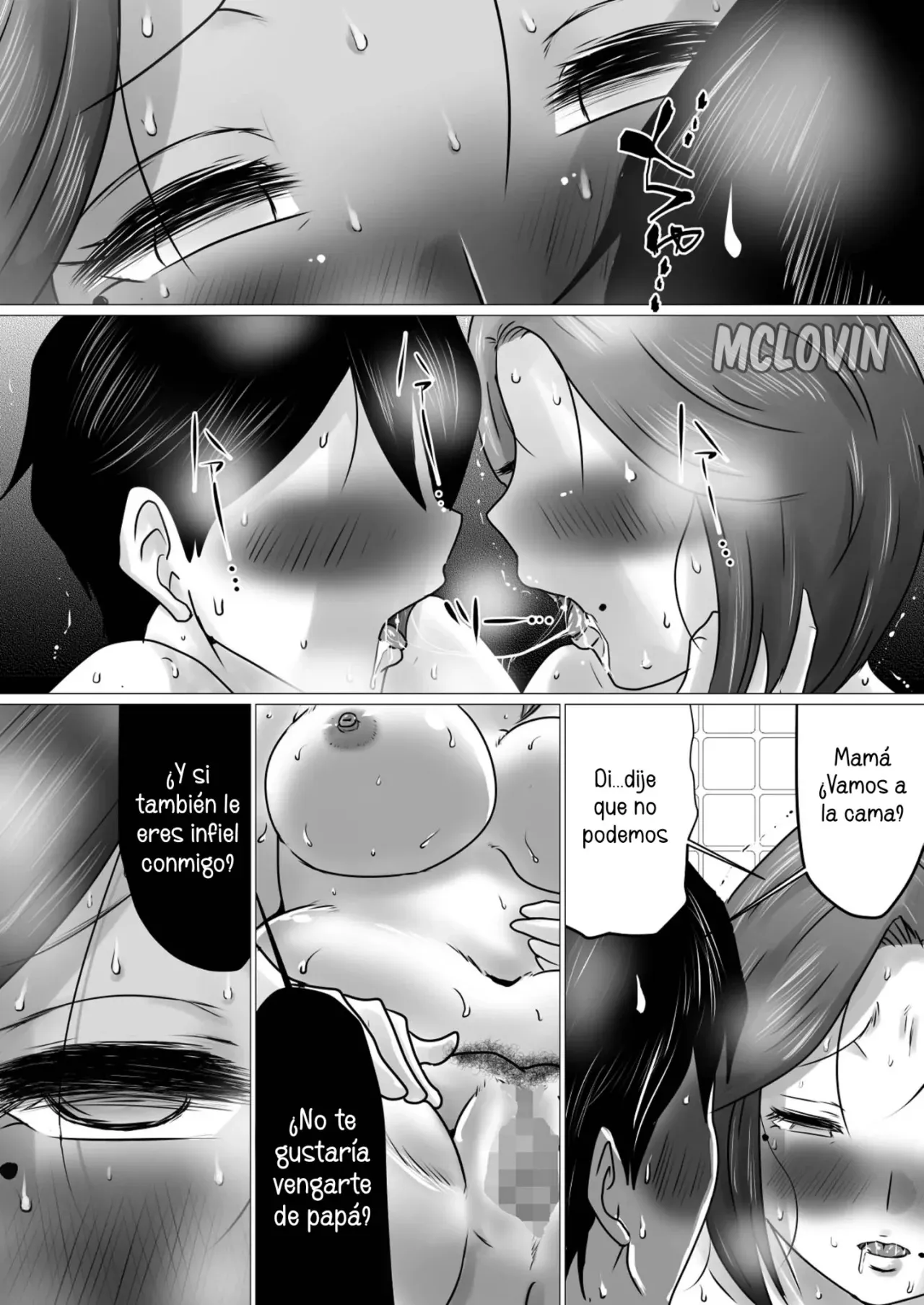 Jukubo to Futari de, Love Hotel . ~ Haha to Musuko… Misshitsu de Sugosu Kindan no Ichiya ~ | Pase la noche con mama en un love hotel | Page 28