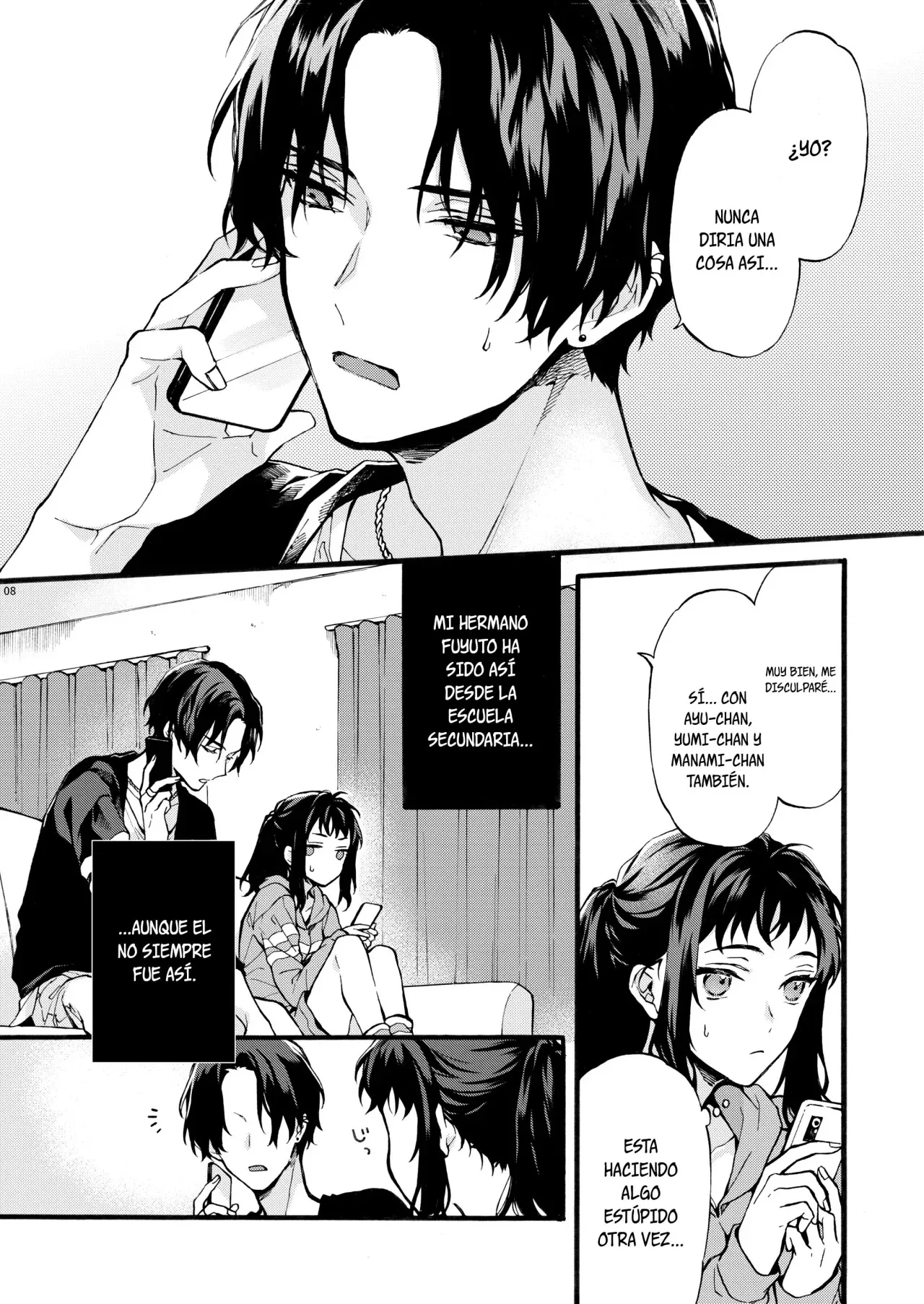 Kono Hito Kareshi ja Arimasen!!  ~Shinomura Kyoudai no Jijou~ | Este chico no es my novio!! ~La situacion de los hermanos~ Shinomura | Page 7