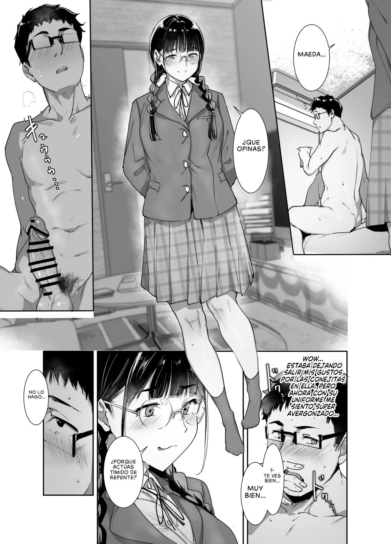 Otaku Tomodachi to no Sex wa Saikou ni Kimochi Ii 2 | El Sexo con mi Amiga Otaku es Alucinante 2 | Page 52