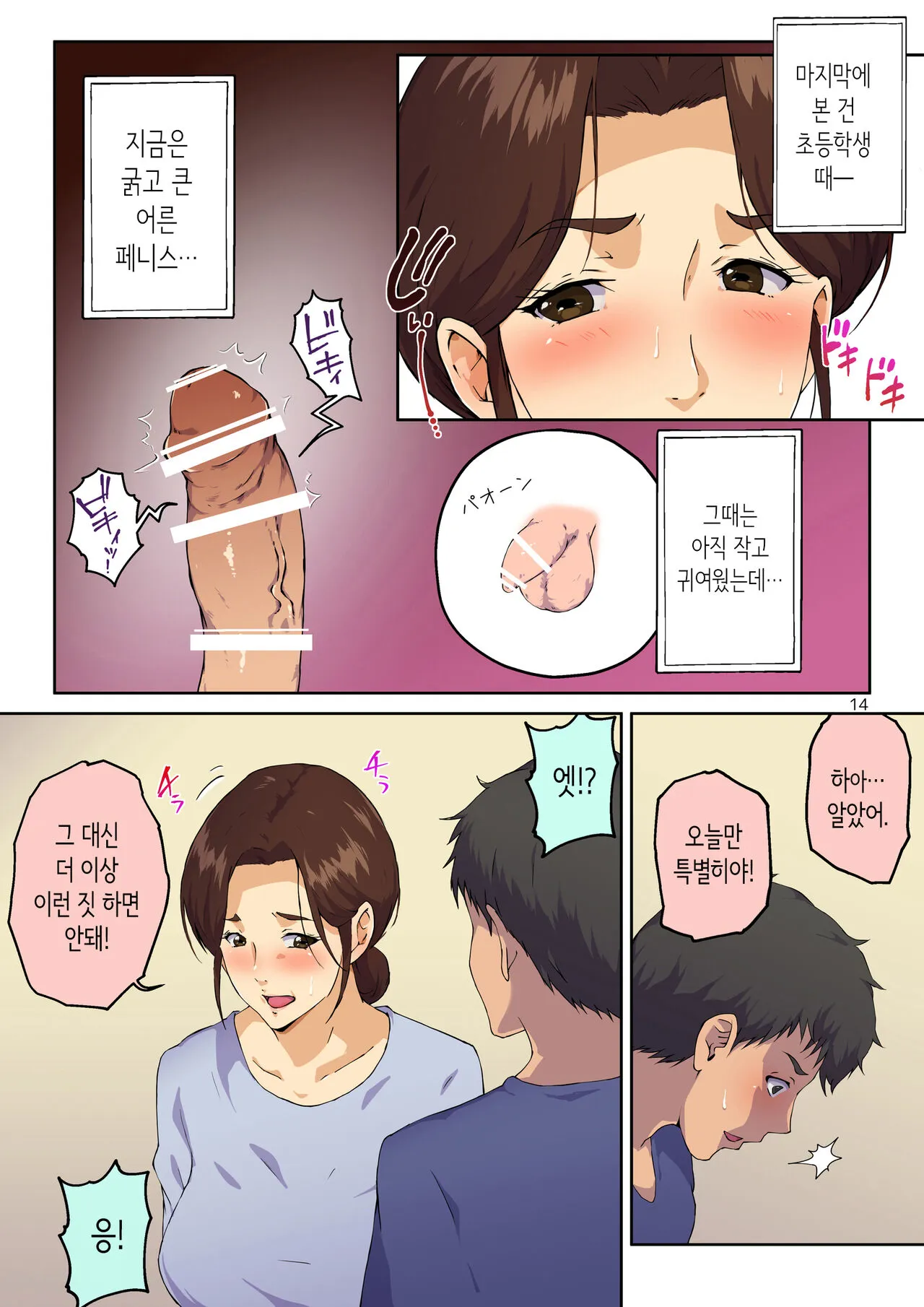 Kaa-san ni Kokuhaku Shitara xxxx Made Sasete Kureta | 엄마에게 고백했더니 XX까지 하게 해줬다 | Page 15