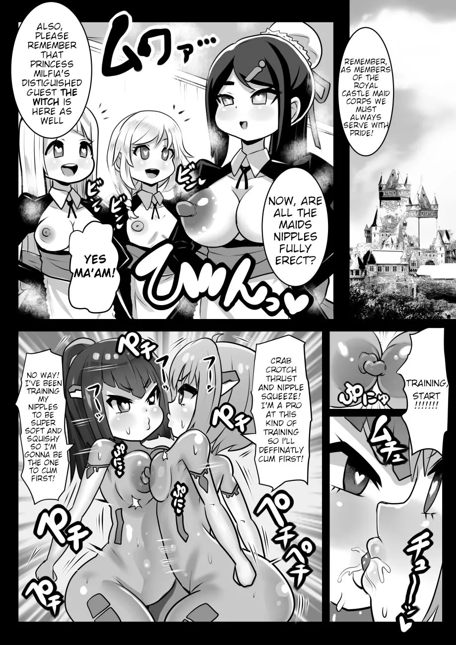 Majo to Royal Chikubi Hime | The Witch and the Royal Nipple Princess | Page 37