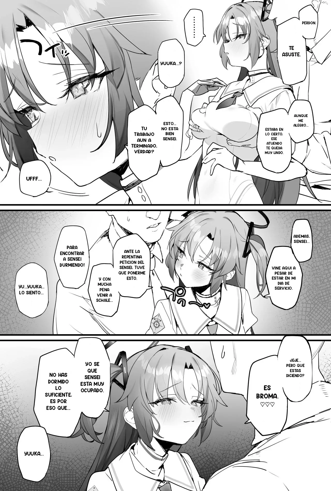 Yuuka-chan to Ichaicha Suru Hon | Un libro sobre coquetear con Yuuka-chan | Page 6