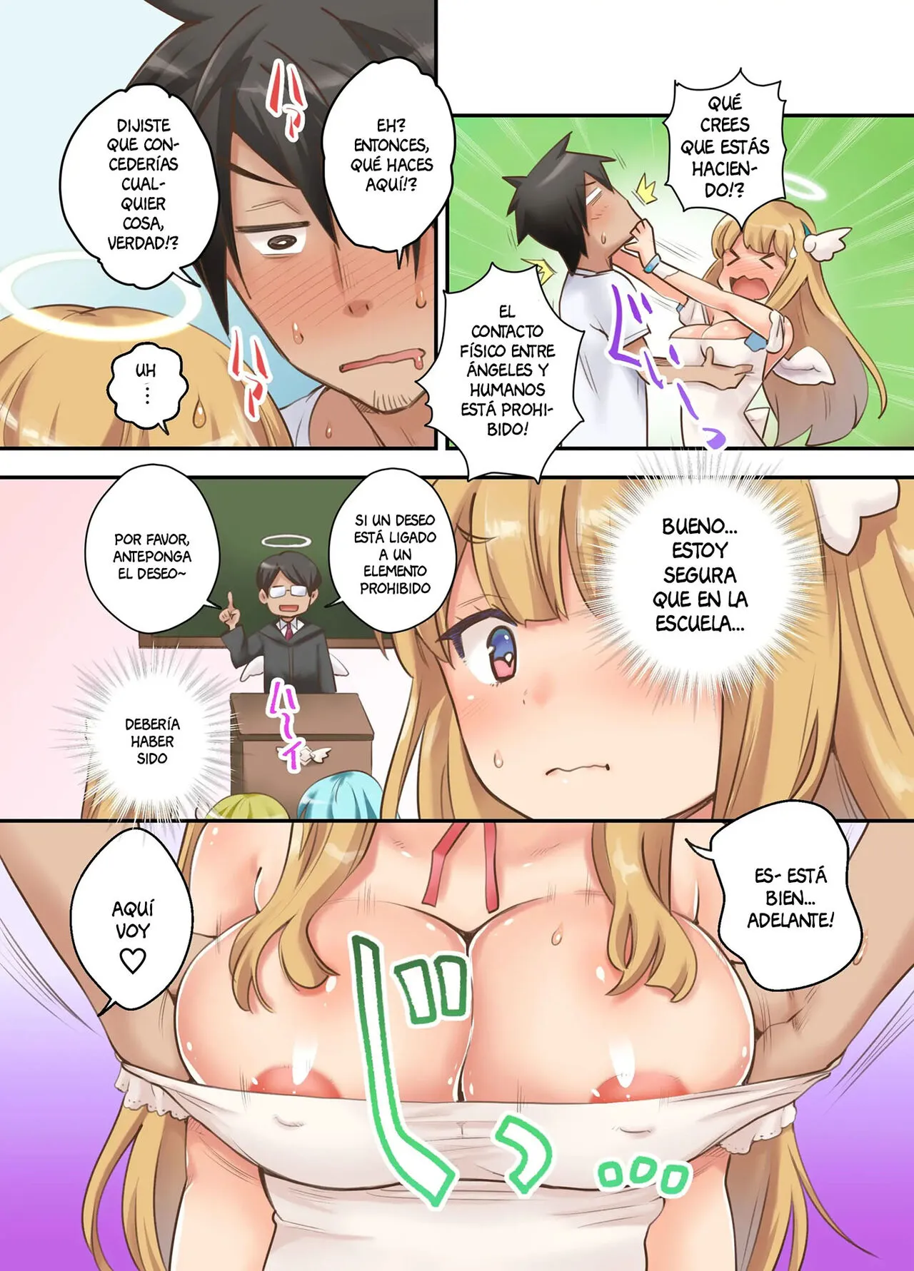 Deliheal Yondara Techigai de Dougan Kyonyuu de Muku na Tenshi-chan ga Yattekita node, Tokoton Oide Shishi Tatta w | Llamé a un servicio a domicilio y una inocente ángel con cara de niña y grandes tetas se me acercó | Page 5