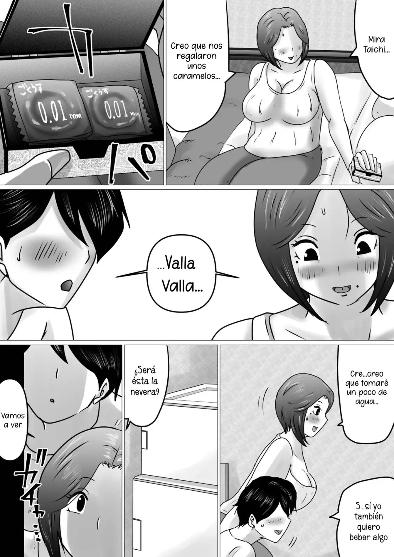 Jukubo to Futari de, Love Hotel . ~ Haha to Musuko… Misshitsu de Sugosu Kindan no Ichiya ~ | Pase la noche con mama en un love hotel | Page 12