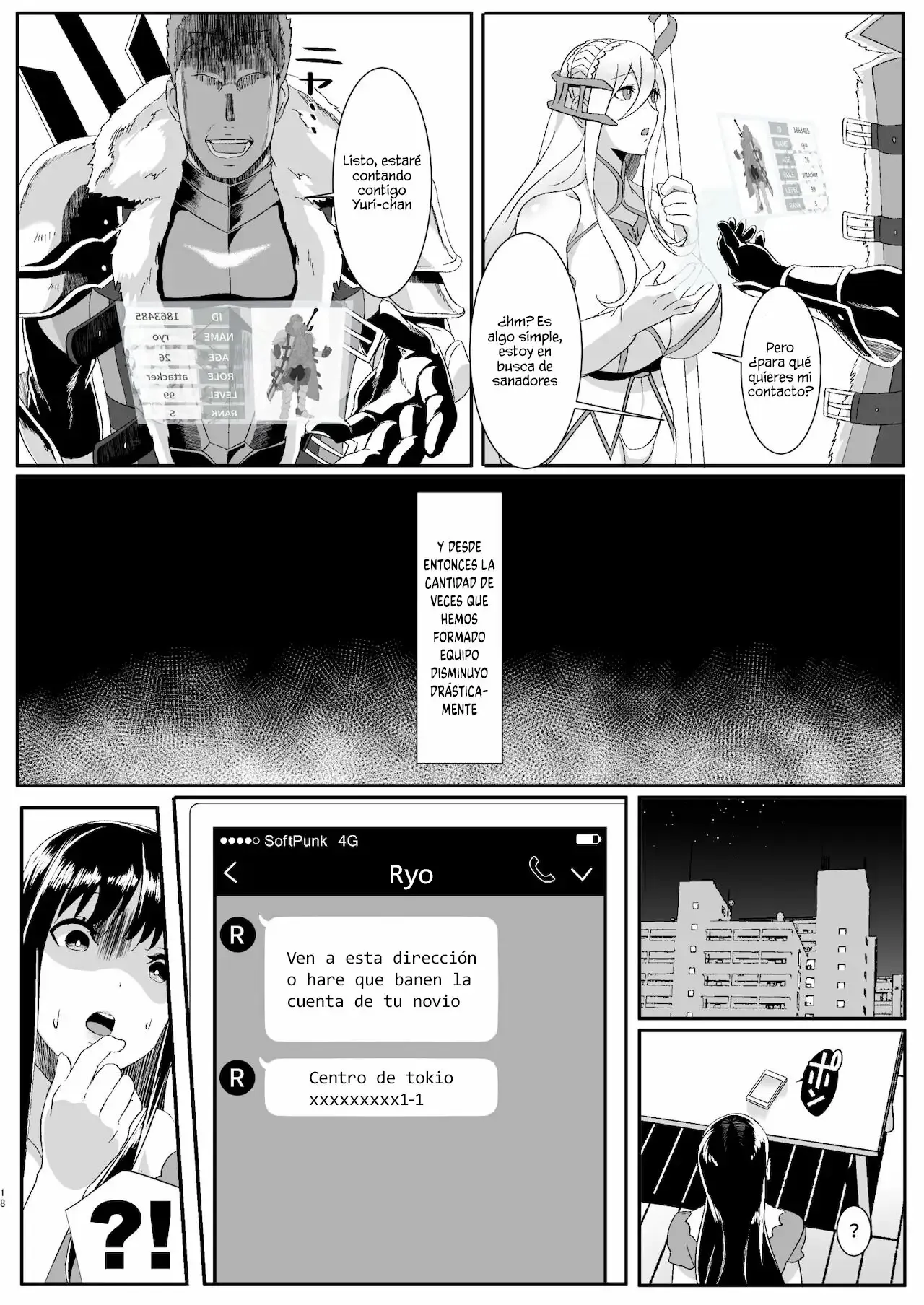 Online Game de Deatta Kanojo ga Tsuyo Player ni Netorareru Hanashi | La historia de mi novia que conoci en un juego en linea me engaño con un poderoso jugador | Page 18