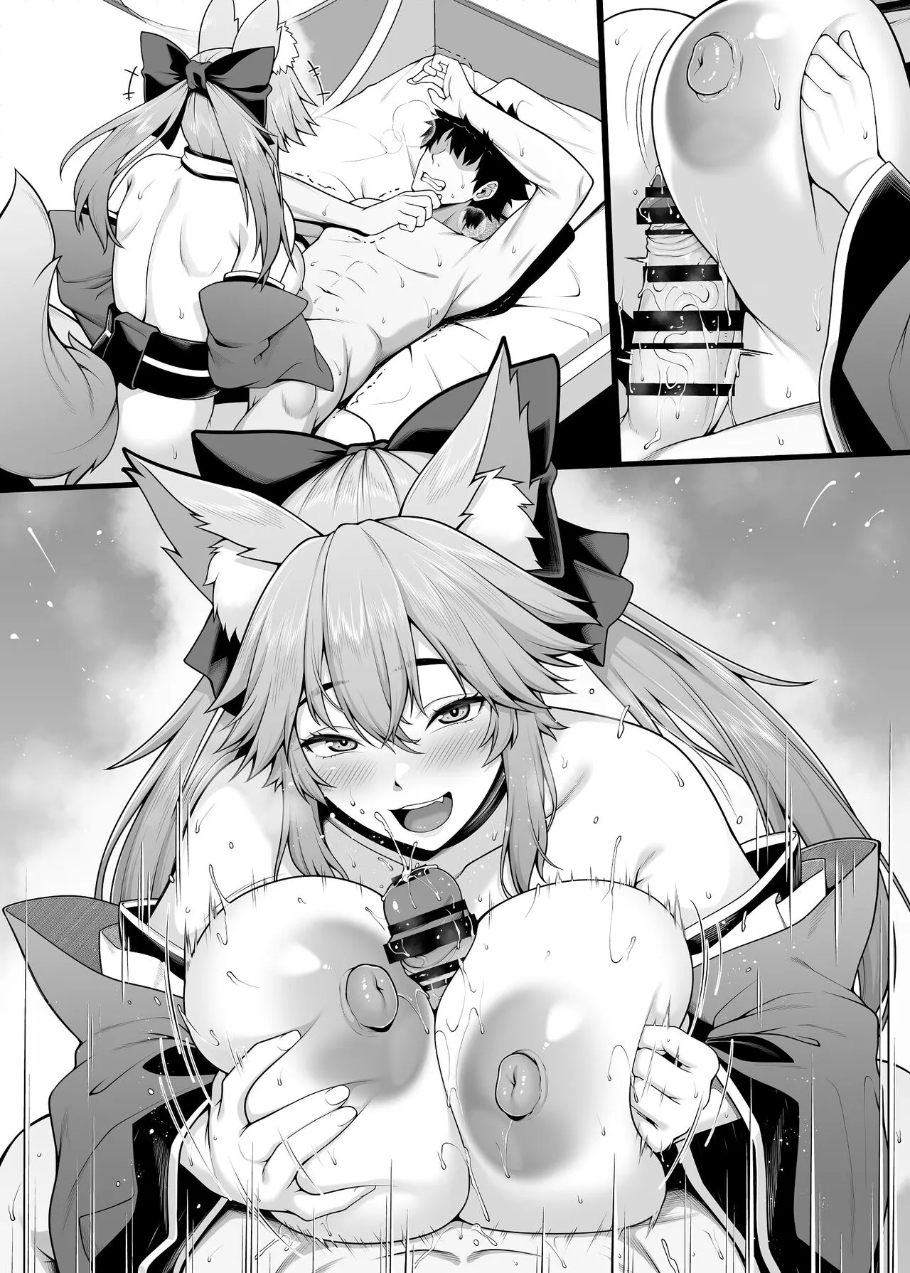 Tamamo no Sourou Kaizen Training Manga 1 "Paizuri Hen" | Page 7