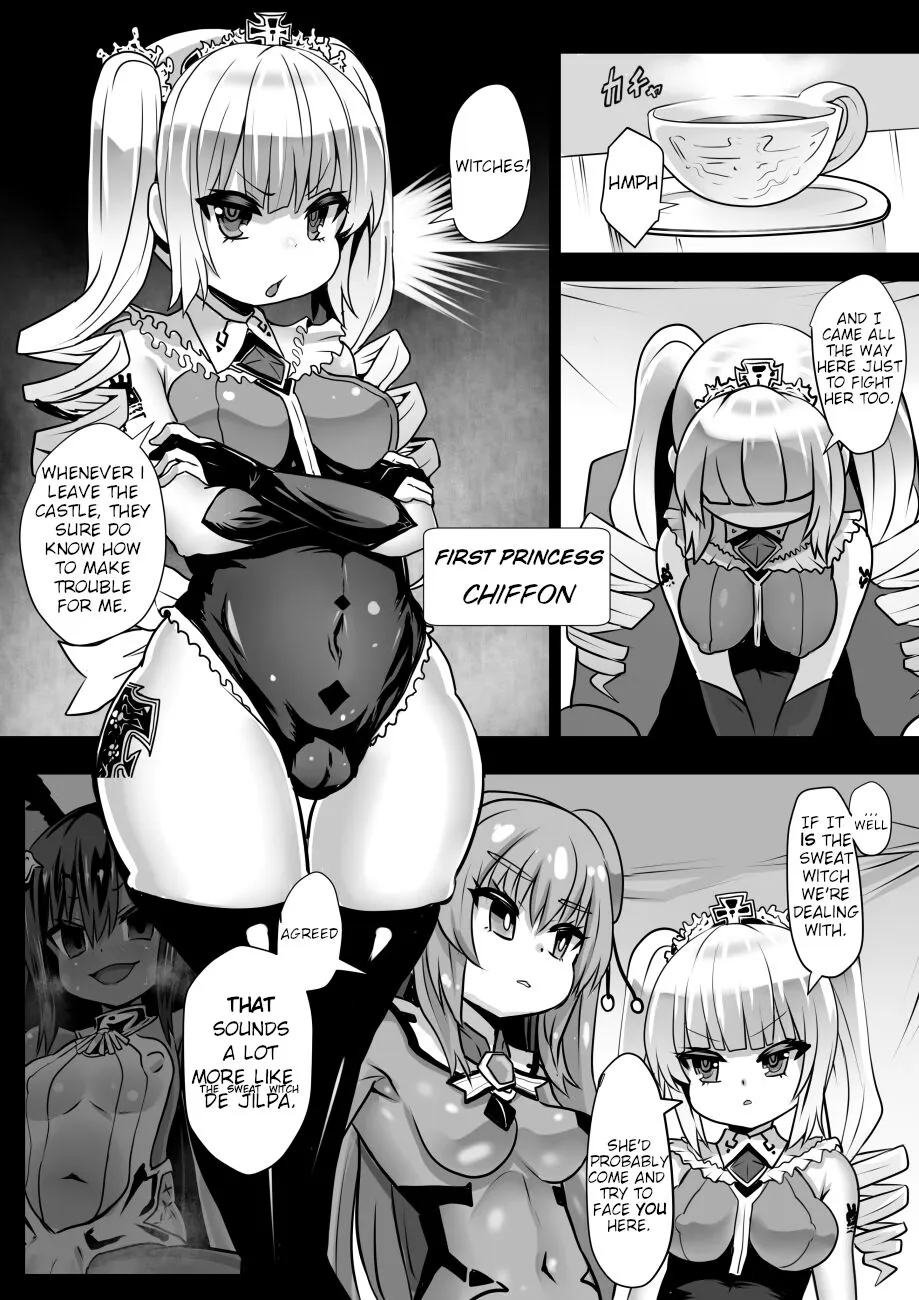 Majo to Royal Chikubi Hime | The Witch and the Royal Nipple Princess | Page 3