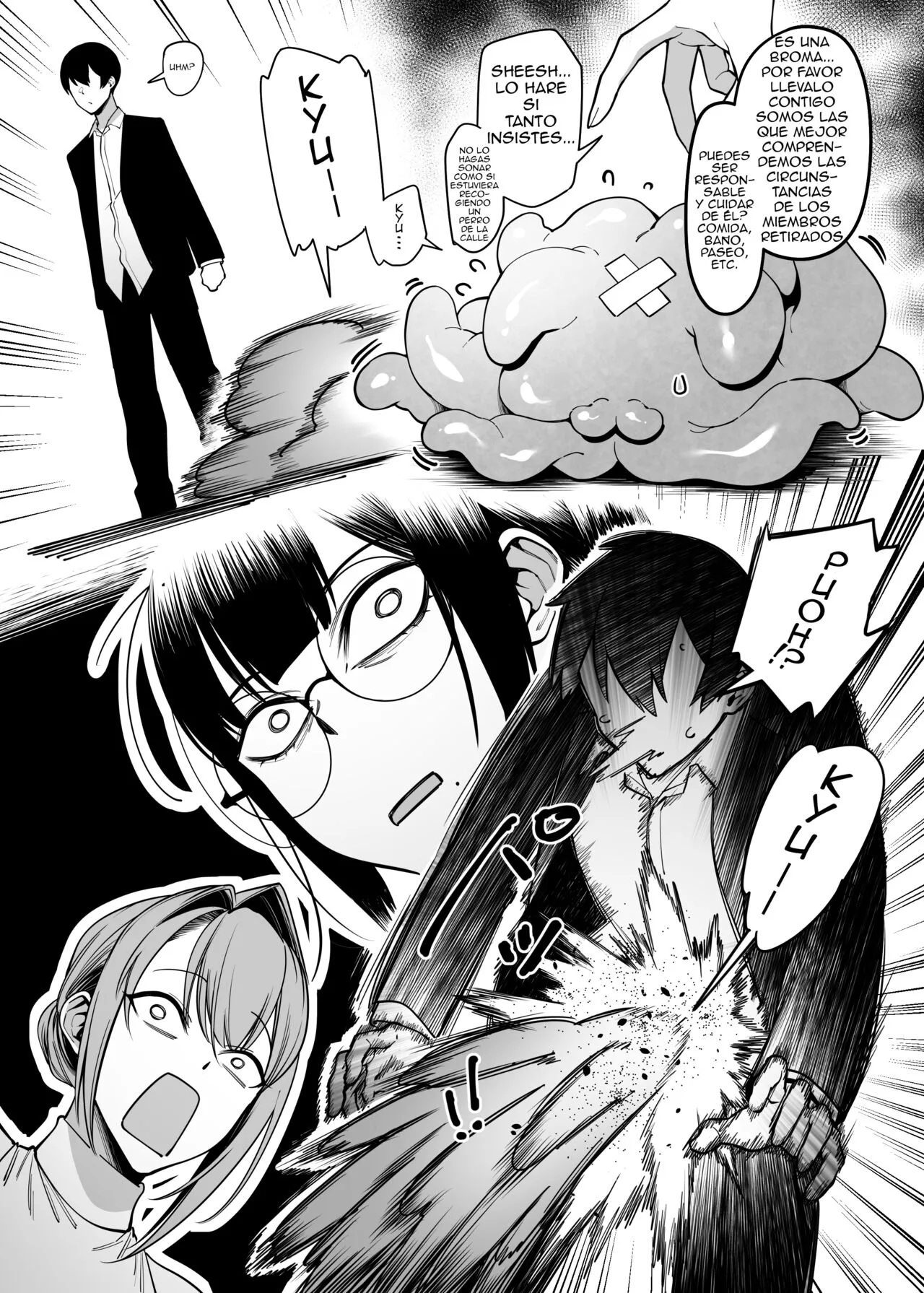 Otonari-san wa Yami Soshiki ni Nikutai Kaizou sareta Moto Seigi Sentai Member deshita 3 | Page 28