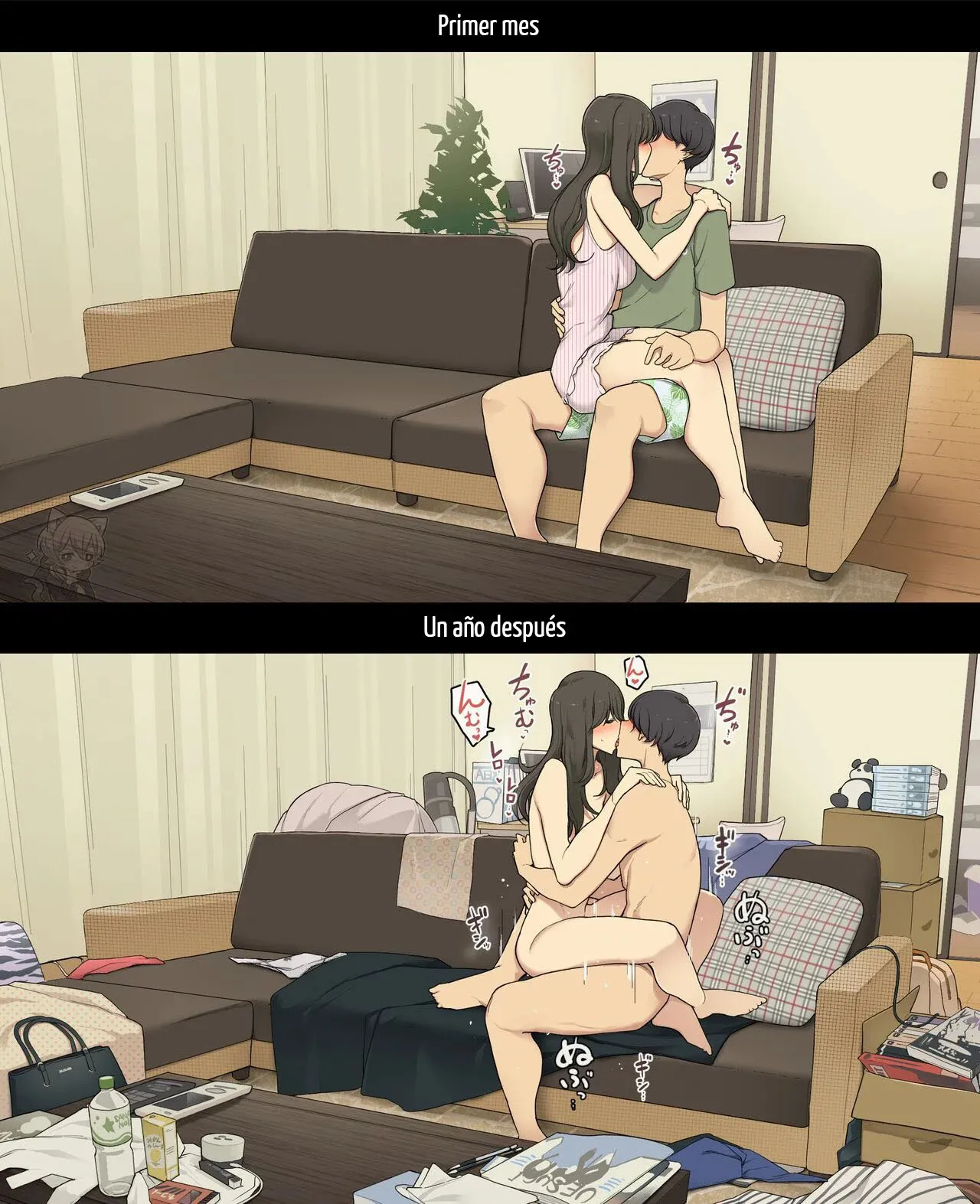 Dousei Seikatsu Ikkagetsume to Ichinen Ato, Asaokite kara Shuushin made no Hikaku | A Day in the Life of a Couple: Their First Month Living Together vs. One Year Later | Page 15