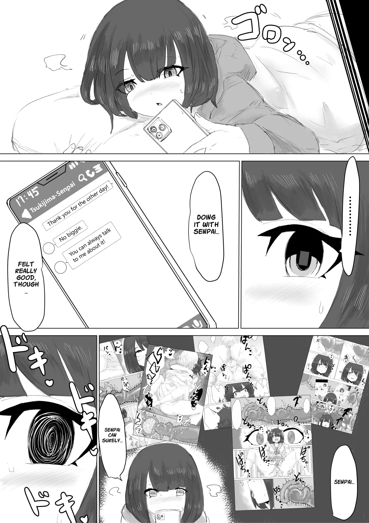 Kareshi-kun no Sochin ja Manzoku dekinakute... | My boyfriend’s tiny cock can't satisfy me, so... | Page 36