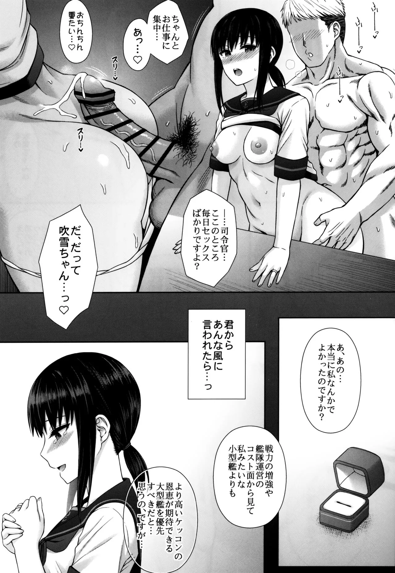 JC Kanmusu Fubuki-Chan ni  Honki de Ninshin Shite Morau Hanashi. | Page 6