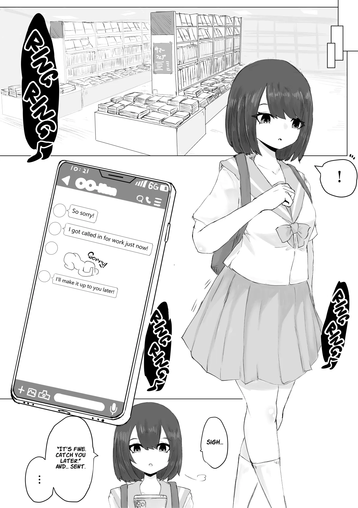 Kareshi-kun no Sochin ja Manzoku dekinakute... | My boyfriend’s tiny cock can't satisfy me, so... | Page 6