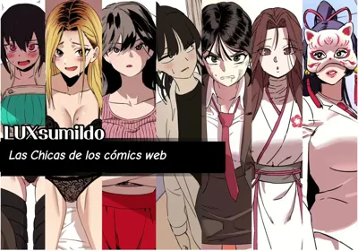 Las chicas de los comics web's main title page