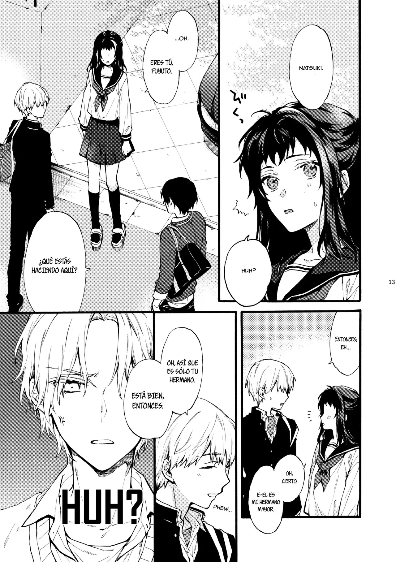 Kono Hito Kareshi ja Arimasen!!  ~Shinomura Kyoudai no Jijou side Fuyuto~ | Este chico no es my novio!! ~La situacion en la secundaria de los hermanos~ Shinomura | Page 12