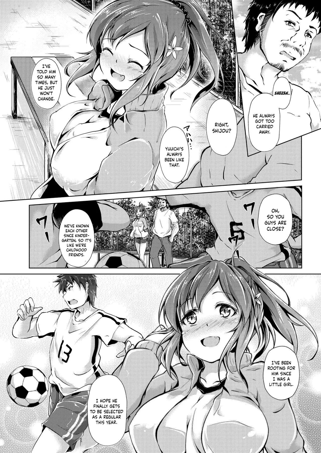 Kyonyuu Manager ga Chuunen Komon ni Chin Make Suru Made ~Bouchin VS Cho Roman Sparta Seishidou~ | Page 3