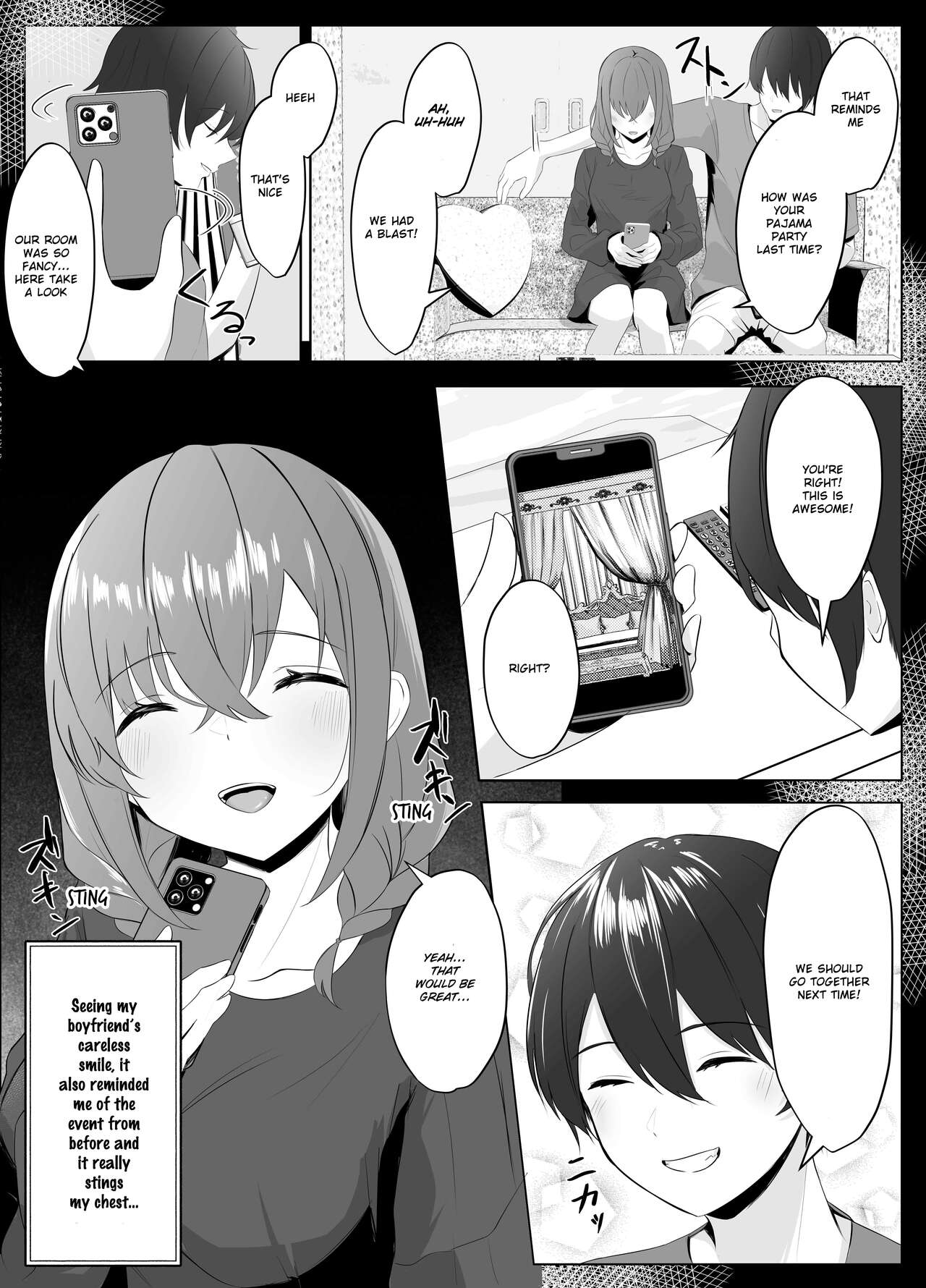 Nonke datta Kanojo ga Futanari Shinyuu ni NTR made | My Girlfriend and Her Best Friend Who NTR'd Me | Page 12