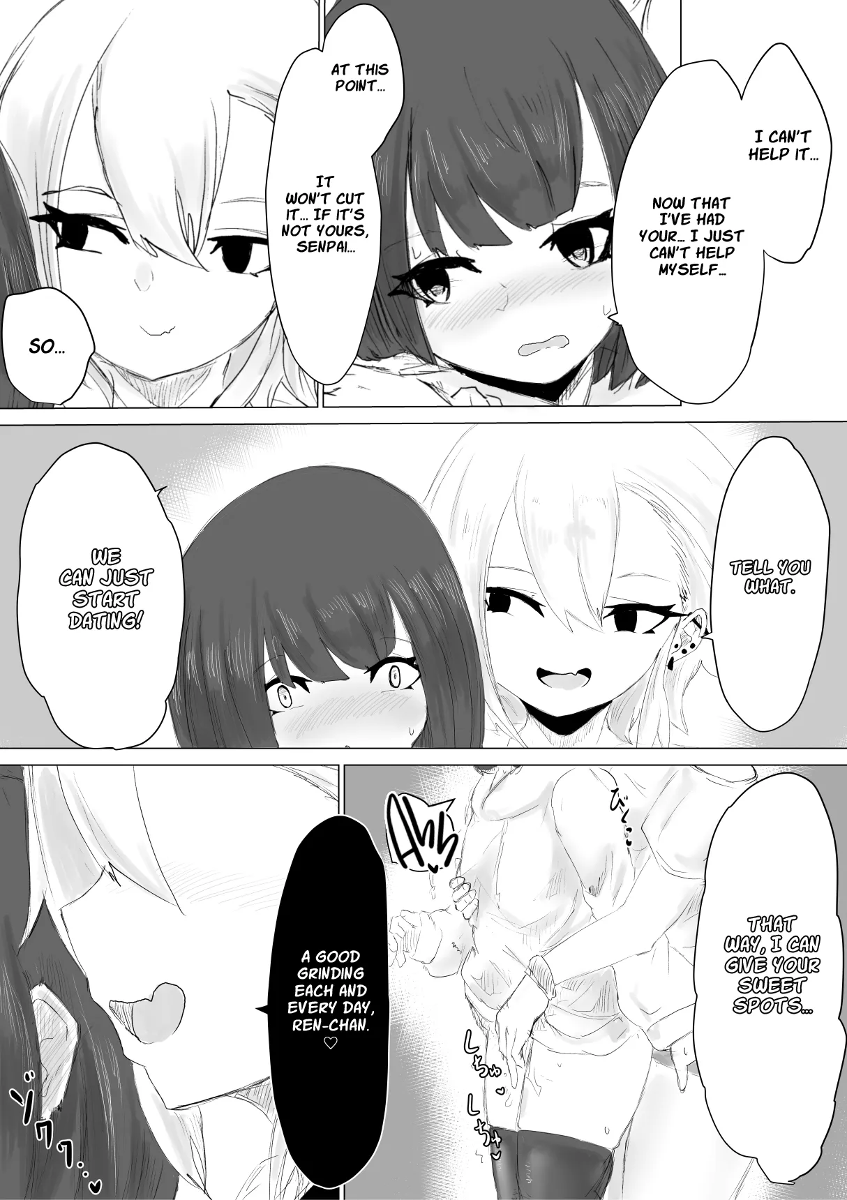 Kareshi-kun no Sochin ja Manzoku dekinakute... | My boyfriend’s tiny cock can't satisfy me, so... | Page 54